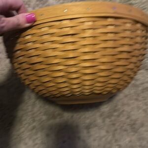 Longaberger  13 inch bowl basket.